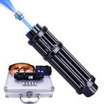 high power blue laser flashlight 5km long distance laser beam laser pen battery