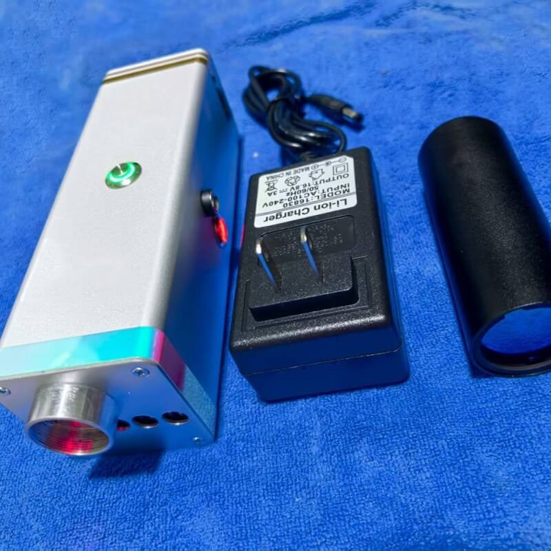 laser obstacle removal device, laser ignition portable handheld laser pump source 120w