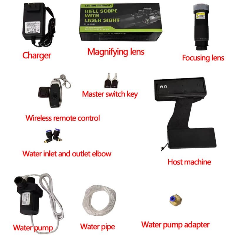 900 1100nm laser obstacle removal instrument handheld pump source 260w laser ignition 20 30 meters