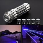 high power blue laser flashlight 5km long distance laser beam laser pen battery