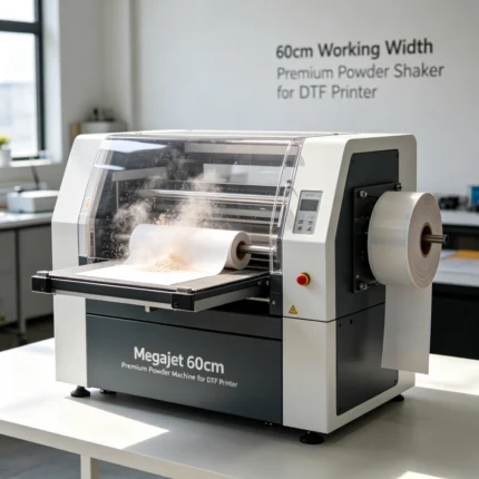 megajet 60cm premium powder shaker machine for dtf printer