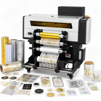 420S i1600-U1 Printheads 3D Embroidery & UV DTF Integrated Printer